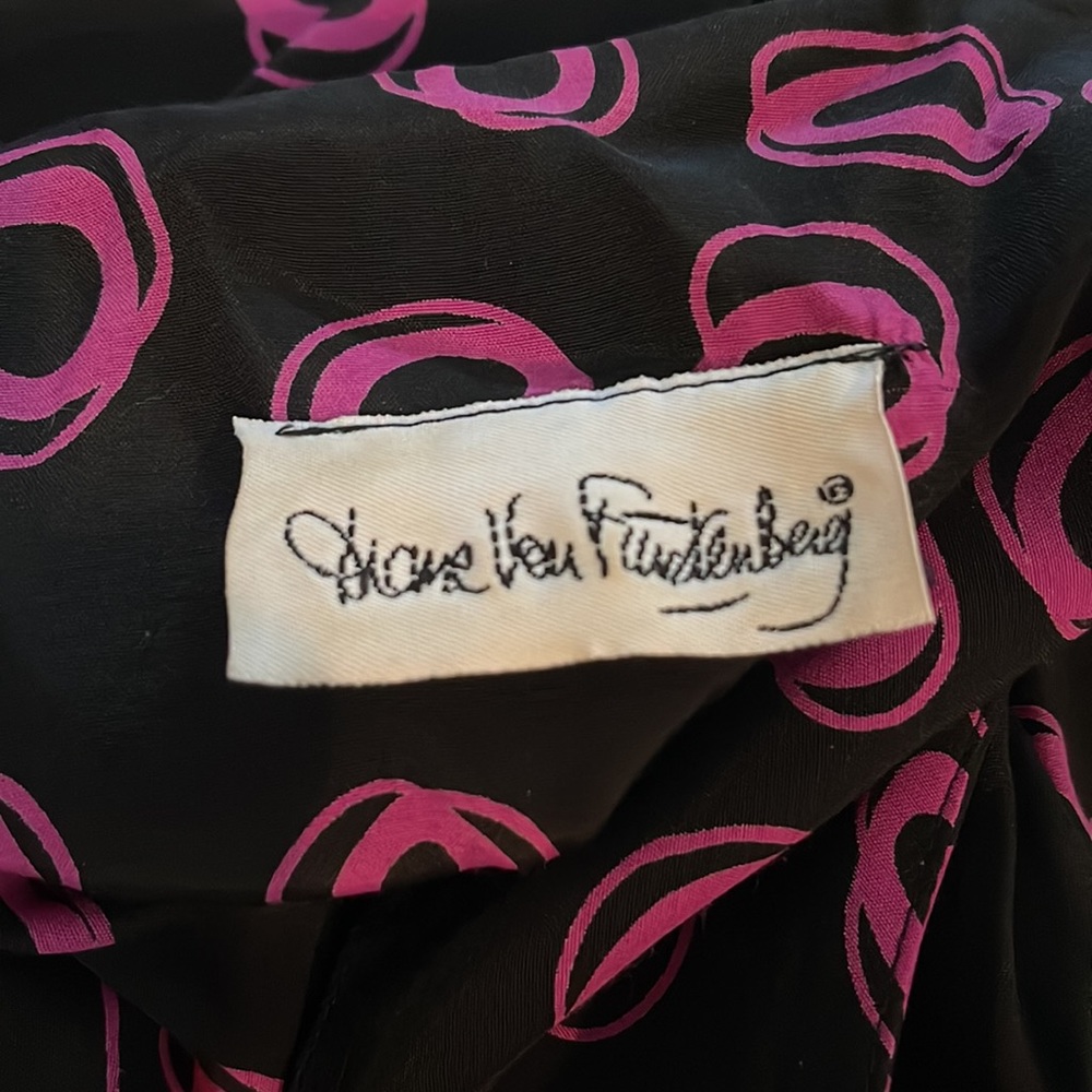 DIANE VON FURSTENBERG  Vintage womens  Long Dress size Large - Picture 8 of 15
